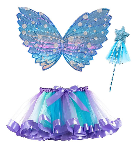 2 Conjunto De Disfraz De Hada Para Niñas, De Hadas Y