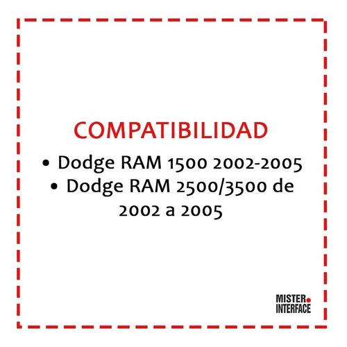 Imagen 2 de 6 de Marco Adaptador Estereo Doble Din Dodge Ram 95-6522b A