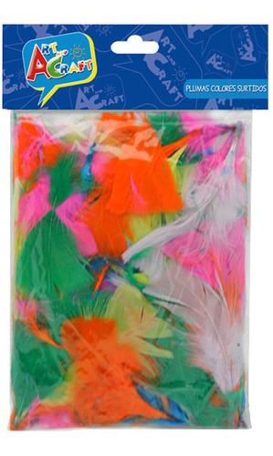 Plumas Colores Surtidos Bolsa 14 Grs Art & Craft