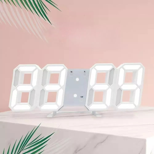 - Reloj De Pared Led 3d, Reloj Digital De Diseño Moderno