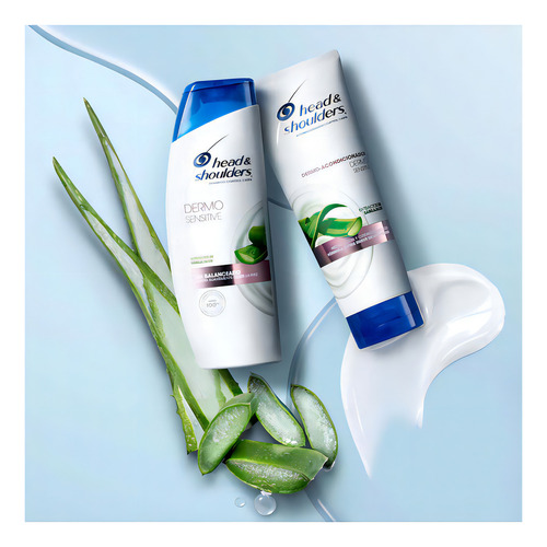 Shampoo Head & Shoulders Dermo Sensitive Sábila Aloe 375 Ml