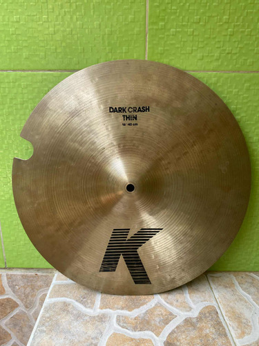 Platillo Zildjian 16 Dark Crash Thin Serie K