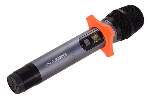 Imagen 4 de 6 de Micrófono Inalámbrico De Mano Uhf Con Mini Receptor 50