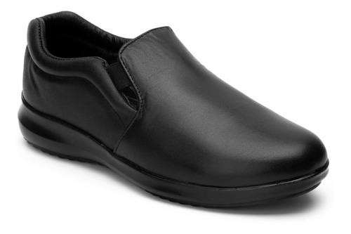Zapato De Confort Descanso Para Dama Piel Canela 322 Negro