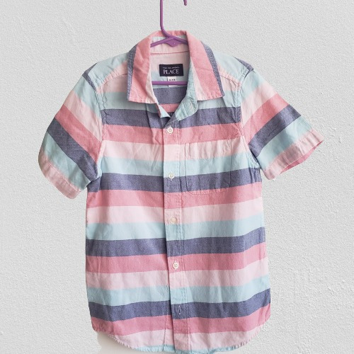 Camisa Manga Corta Children's Place Talla 7/8 Niño