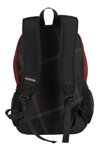 Mochila Notebook Red Bull Original Vermelha Preta Block Red
