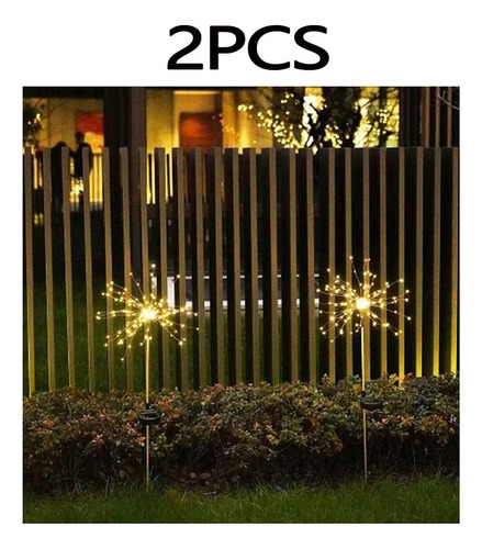 150 Luces Led Solares Para Fuegos Artificiales, 2 Modos, 2 U