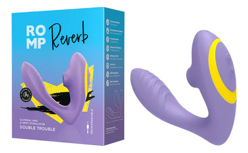 Vibrador Punto G Y Succionador De Clitoris Romp Revervb