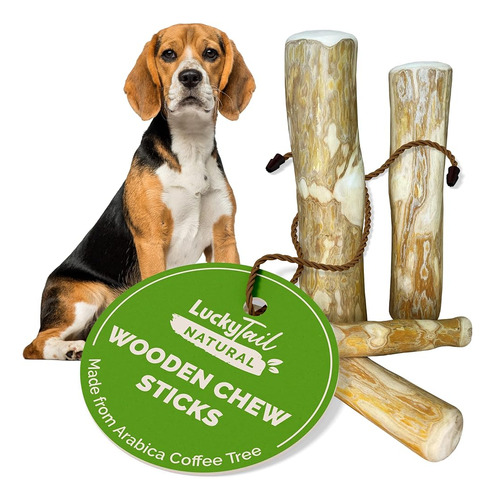 Palo De Madera Luckytail - Juguete Masticable Para Perros De