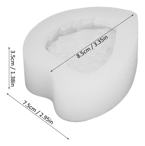 Molde De Cera, Molde De Silicone, Forma De Asa De Pena, Mini