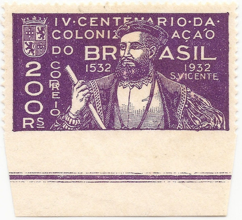 Variedade Selo 43 Martin Afonso Sem Picote Na Margem