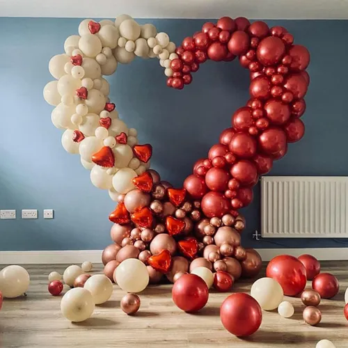 Estructura Base De Globos Corazon Para Decoración 166*150cm