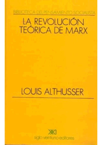 Libro.- Revolución Teórica De Marx, La
