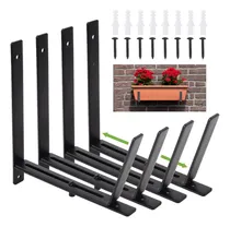 Comprar Soportes De Caja De Ventana, 4 Soportes Universales Ajustabl
