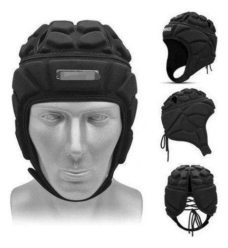 Casco De Portero Rugby Ajustable Protector De Cabezos Fútbol