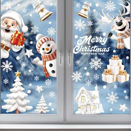 Parte Trasera Del Escaparate Del Centro Comercial Navideño D