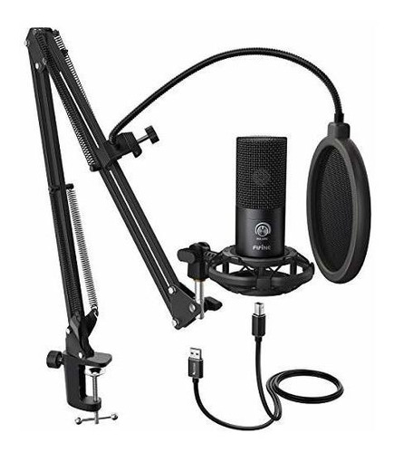 Fifine Studio Condensador Microfono Usb Equipo Pc Microfono 