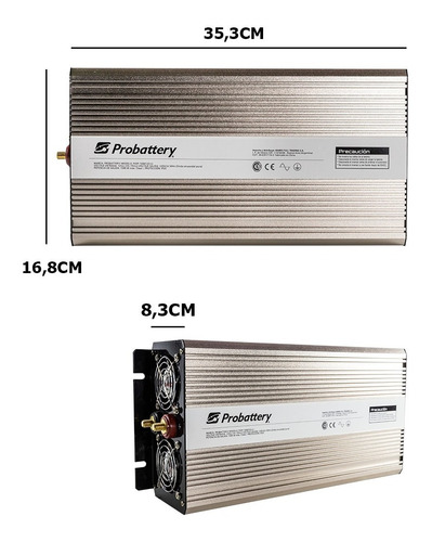 Imagen 2 de 8 de Inversor Onda Senoidal Pura 50hz 12v A 220v 1500w Pico 3000w