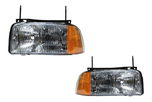 Par De Faros Chevrolet Jimmy/blazer Gmc 95 96 97 C/base