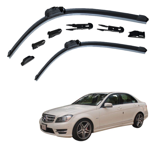 2 Plumas Limpiaparabrisas P/ Mercedes Benz C350 2008/2014