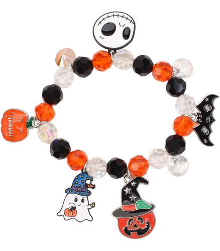 Lonext Pulsera De Halloween Fantasma Calabaza Gato Araña Bru