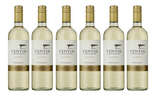 Vino Ventus White Blend Fin Del Mundo X750cc Caja X6