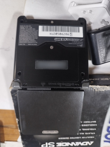 Game Boy Advance Sp Nintendo Onix Black Caixa Ags 001 Gba Preto (Usado)