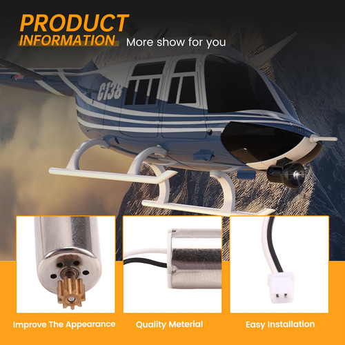 Kit De Motor Principal Rc Toy Helicopter Upgrade C138 Para R