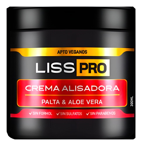 Alisado Sin Formol Liss Pro X 300ml + Shampoo Neutro X 300ml