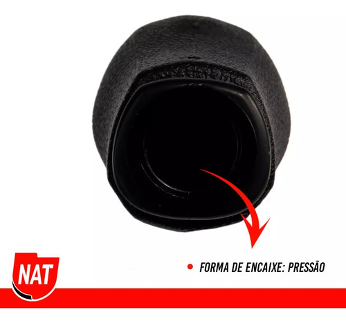 Manopla Câmbio Chevrolet S10 2012 Até 2018 Cromado 6 Marchas