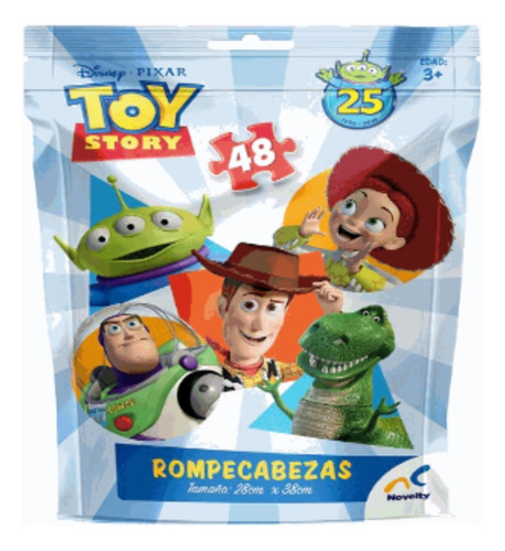 Rompecabezas En Bolsa Metalizada Para Niños De Toy Story