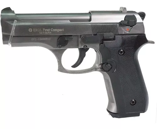 Pistola Traumática Deportiva Ekol® Beretta 9mm + Accesorios