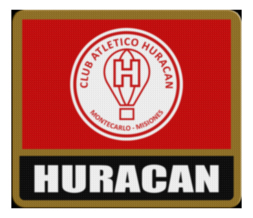 Parche Termoadhesivo Flag Huracan Montecarlo Misiones