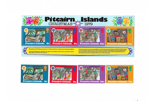 Pitcairn Dep Gran Bretaña Serie Mint 185/8 + Hb Navidad´79