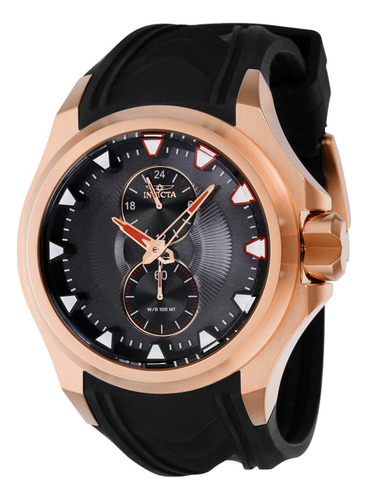 Reloj Invicta Para Hombre 38015 Cuarzo Con Esfera Negra