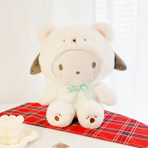 Peluche Kawaii Oso Blanco Muñeca Felpa Suave Regalo Niños