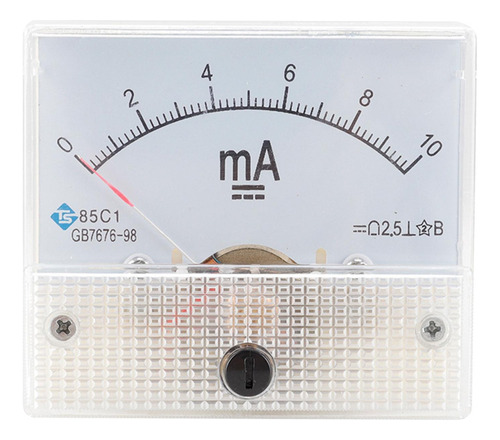 Medidor De Corriente De Panel Analógico 0-10ma 1