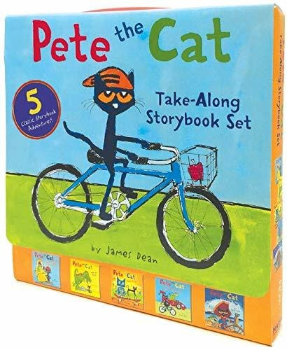 Book : Pete The Cat Take-along Storybook Set 5-book 8x8 Set