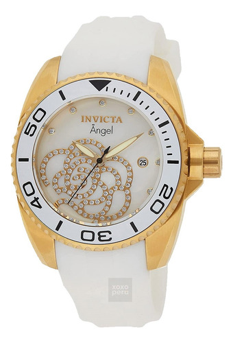 Reloj Invicta Angel 0488  Para Mujer Color Dorado