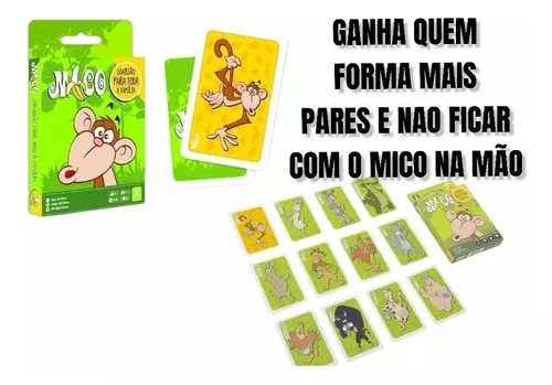 Jogo de Cartas Mico Kids 55 Cartas