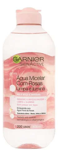 Agua Micelar Con Rosas Garnier 400 mL