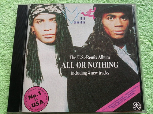 Eam Cd Milli Vanilli All Or Nothing The Us Remix Album 1989
