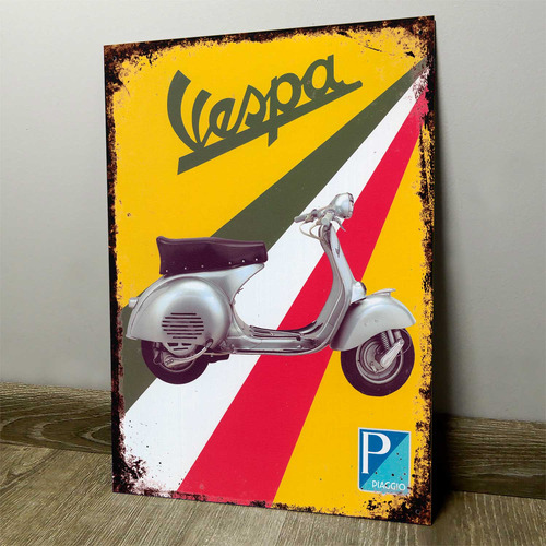 Chapa Retro Vintage Cartel Cuadro Decorativo Auto Mot015