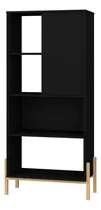 Comprar Bibilioteca Estanteria Madera Pino Organizador Emma Color Negro
