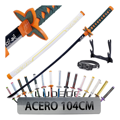 Kit Demon Slayer Katana Acero 104cm Espada Colección Color H - Shinobu Kocho