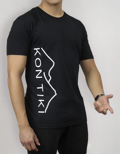 Playera Hombre Aventura Ciudad Manga Corta Kon Tiki Late-bk
