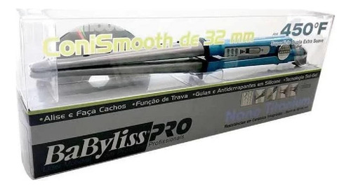 Prancha E Modelador Babyliss Pro Conismooth 32mm -
