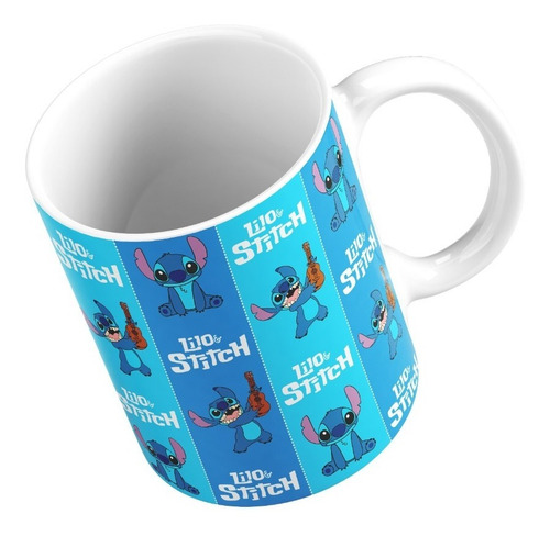 Taza Mug 11oz Lilo Stitch Disney Ohana