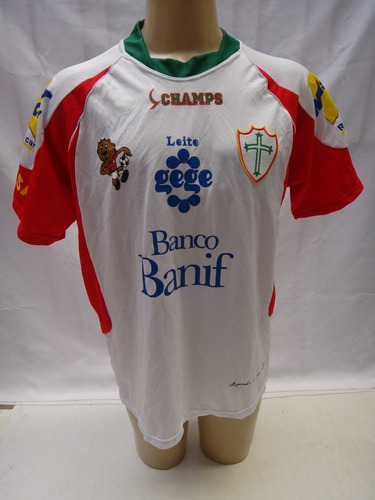 Camisa Futebol Da Portuguesa Lusa Champs #9 Banif Gege Jb9