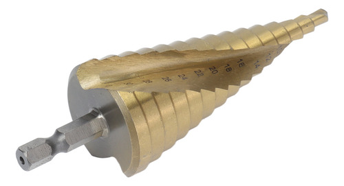 Broca Escalonada Step Bit Fast Change Hss Ti Coated Spiral